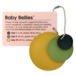 Childbirth Graphics-Baby Bellies sleutelhanger