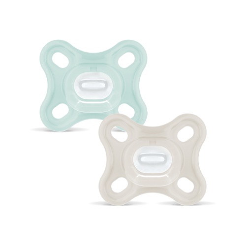 MAM Comfort 0-3m uni MAM Comfort Fopspenen 0-3 maanden Uni | 2 stuks - Afbeelding 1