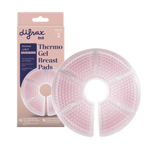 Difrax Breast Zoog thermo gelpads Difrax LOVI Zoog Thermo Gelpads - 2 stuks - Afbeelding 1