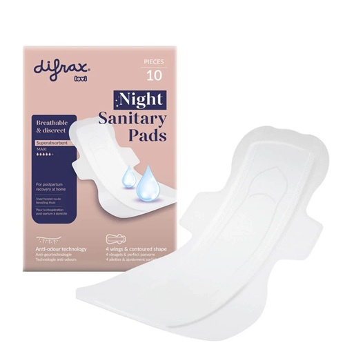 Difrax Postpartum kraamverband – Nacht Difrax LOVI Postpartum Kraamverband – Nacht | 10 stuks - Afbeelding 1