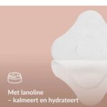 Difrax LOVI Verkoelende Borstpads met lanoline | 8 stuks - Afbeelding 2